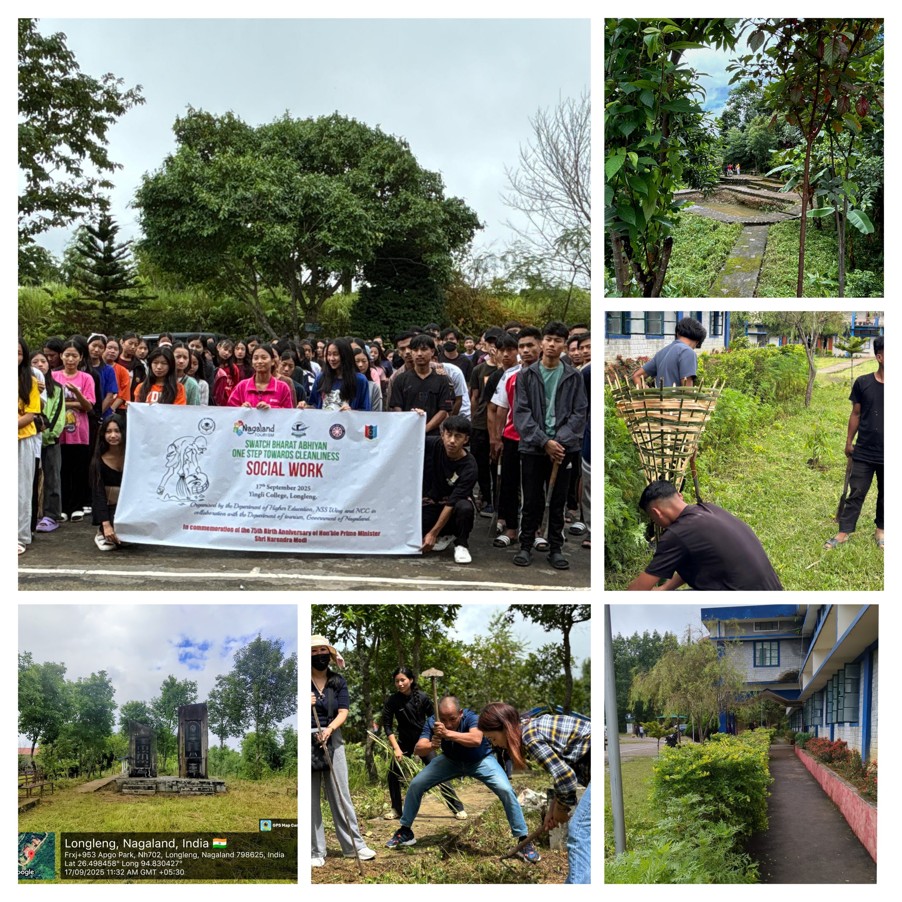 Swacch Bharat Abhiyan Social Work | NSS x NCC Yingli College | 17.09.2025